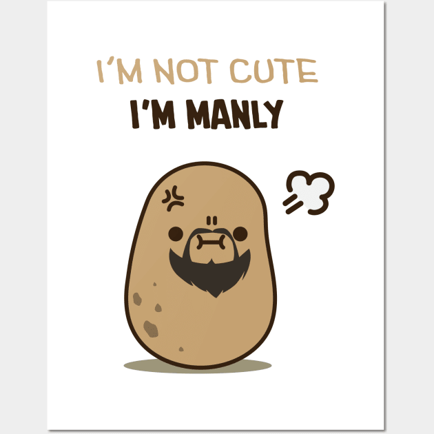 I'm not a cute potato Wall Art by clgtart